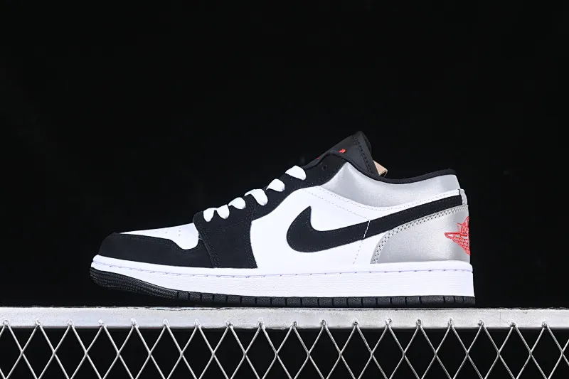 All categories Air Jordan Jordan series basketball shoes Air Jordan 1 Low G version pure original Air Jordan 1 Low AJ1 Joe 1 gray silver black hook low-top cultural casual sneakers HF3148-106